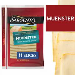 Sargento Muenster Sliced Cheese 11 Slices 8 oz