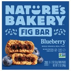Nature's Bakery Blueberry Fig Bar 6 Count 12 oz Box