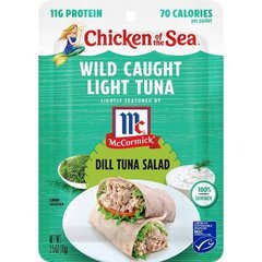 Chicken of the Sea Wild Caught Light Tuna Packet Dill Tuna Salad 2.5 oz