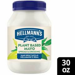 Hellmann's Plant Based Mayo Spread & Dressing, 30 oz