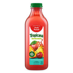 Tropicana Refreshers Fruit Punch Juice Drink with Real Fruit Juice