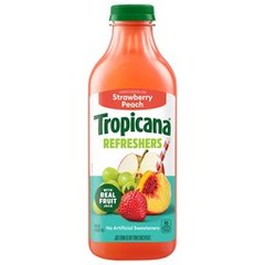 Tropicana Refreshers Strawberry Peach Juice, 46 oz