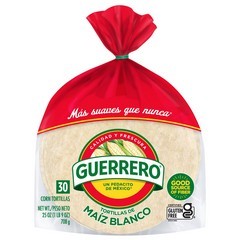 Guerrero White Corn Tortillas 30 Count 30 ea
