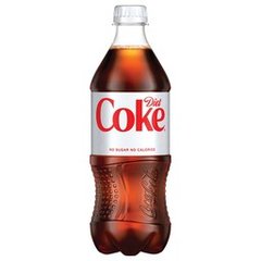 Diet Coke Diet Soda Soft Drink, 20 oz