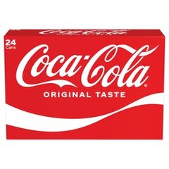 Coca Cola Soda Soft Drink Cans 12 fl oz 24 Pack 288 fl oz