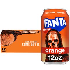 Fanta Orange Soda Soft Drink Fridge Pack 12 pk Cans 12 oz