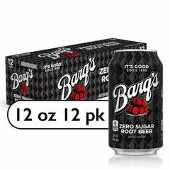Barq's Zero Sugar Root Beer Soda Cans