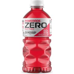 Powerade Zero Fruit Punch Electrolyte Sports Drink Bottle 28 fl oz 28 fl oz