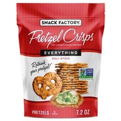 Snack Factory Everything Pretzel Crisps 7.2 Ounces