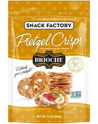 Snack Factory Pretzel Crisps Brioche Pretzel Crackers - 7.2 OZ