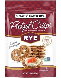 Snack Factory Rye Pretzel Pretzel Cracker - 7.2 OZ