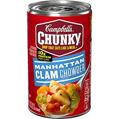 Campbell's Chunky Manhattan Clam Chowder Soup 18.8 oz