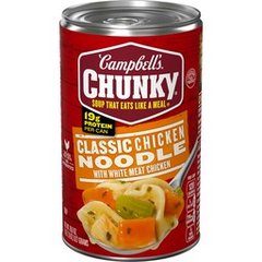 Campbell's Chunky Classic Chicken Noodle Soup, 18.6 oz