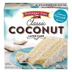 Pepperidge Farm Frozen Coconut Layer Cake 19.6 oz Box 19.6 oz