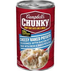Campbell's Chunky Cheesy Baked Potato with Cheddar & Bacon Bits Soup, 18.8 oz