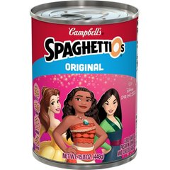 Campbell's Spaghettios Original Disney Princess Cool Shapes Canned Pasta