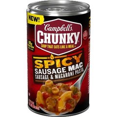Campbell's Chunky Spicy Sausage Mac Soup, 18.8 oz
