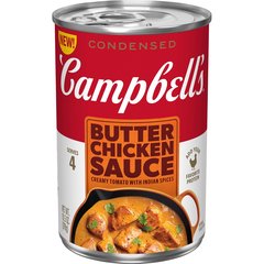 Campbell's Condensed Butter Chicken Sauce, Creamy Tomato With Indian Spices, 10.5 Oz Can - 10.5 oz