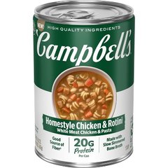 Campbell's Protein Homestyle Chicken and Rotini Soup 16.1 oz Can 16.1 oz