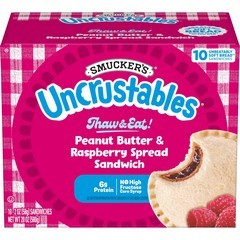 Smucker's Uncrustables Peanut Butter & Raspberry Spread Sandwich