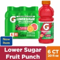 Gatorade Lower Sugar Fruit Punch Sports Drink Multipack Bottles