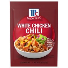 Mccormick White Chicken Chili Seasoning Mix 1.25 oz 1.25 oz