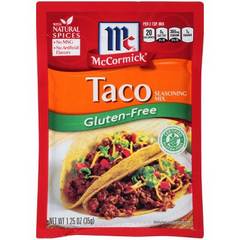 Mccormick Gluten Free Taco Seasoning Mix 1.25 oz