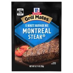 Mccormick Grill Mates Montreal Steak Marinade Seasoning Mix 0.71 oz