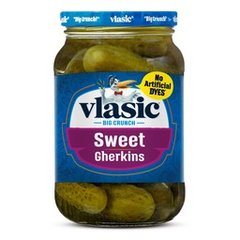 Vlasic Sweet Gherkins Pickles, Keto Friendly, 16 fl. oz.