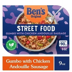 Ben's Original 90 Second Microwave Street Food Gumbo w/Chicken Andouille