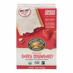 Nature's Path Organic Toaster Pastries Frosted Berry Strawberry - 6ct