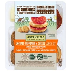 Greenfield Uncured Pepperoni & Cheese Lunch Kit