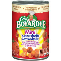 Chef Boyardee Mini Pasta Shells and Meatballs 14.75 oz
