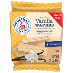Voortman Bakery Vanilla Wafers Snack Size Natural Flavor