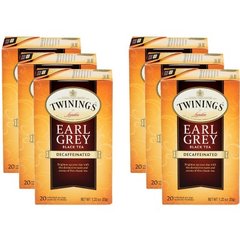 Twinings of London Decaffeinated Earl Grey Black Tea Bags