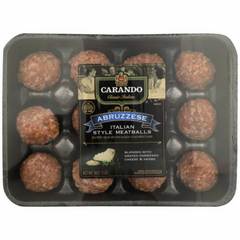 Carando Abruzzese Recipe Italian Style Meatballs Blended Cheese and Herbs 16 oz