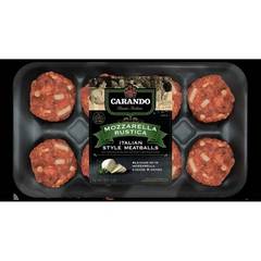 Carando Mozzarella Rustica Italian Style Meatballs 16 oz
