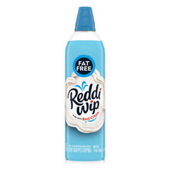 Reddi Wip Fat Free Whipped Topping Made with Real Cream 13 oz