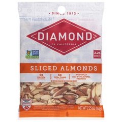 Diamond of California Sliced Almonds, 2.25 oz
