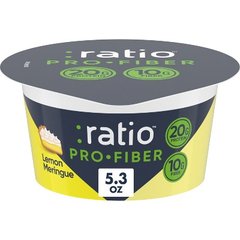 Ratio Pro-fiber Lemon Meringue Yogurt Cultured Dairy Snack Cup