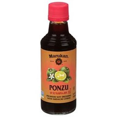 Marukan Ponzu Premium Soy Dressing with Sudachi Citrus for Beef Pork & Duck Gluten Free Ponzu Sauce (12 fl oz)