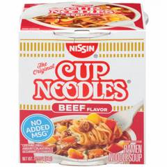 Nissin Beef Flavor Cup Noodles