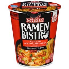 Cup Noodles Ramen Bistro Korean Gochujang Beef Gourmet Noodle Soup 3.10 oz