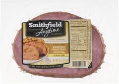 Smithfield Anytime Favorites Honey Cured Boneless Ham Steak 8 oz 8 oz Shrinkwp