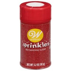 Wilton Red Sanding Sugar Sprinkles