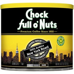 Chock Full o'Nuts New York 100% Arabica Dark Roast Can - 23oz
