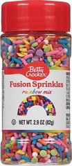 Betty Crocker Rainbow Fusion Sprinkle Bottle - 2.9oz: Gluten-Free