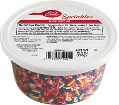 Betty Crocker Rainbow Sprinkle Tub - 10.5oz