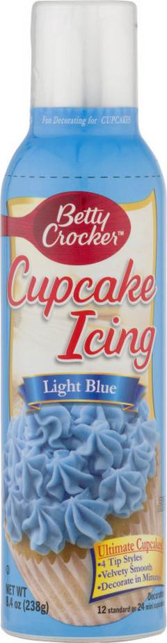 Signature Brands Betty Crocker: Decorating Cupcake Sky Blue Icing, 8.4 Oz