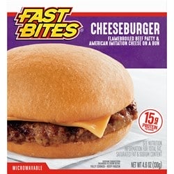 Fast Bites Cheeseburger, 4.6 oz